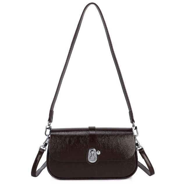 Sac bandoulière/épaule - Marron Foncé