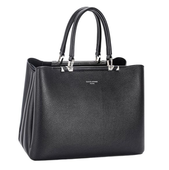 Sac à main cabas soufflet - Noir