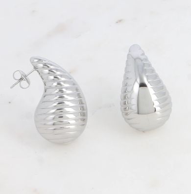 Boucles gouttes en acier