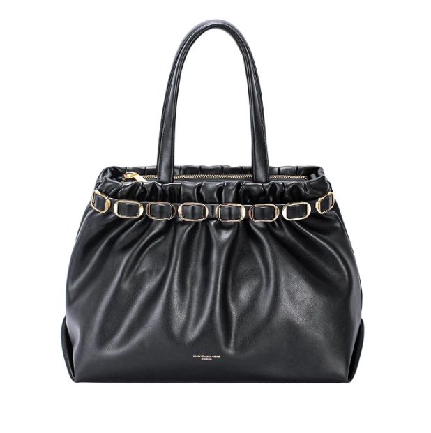 Sac à main trapèze évasé - Noir