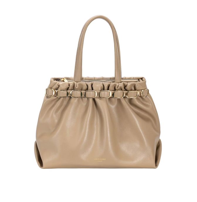 Sac à main trapèze évasé - Taupe