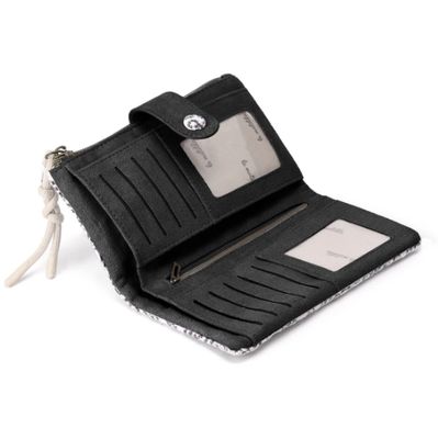Portefeuille en coton - Black Cashew