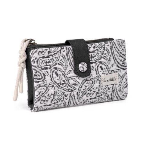 Portefeuille en coton - Black Cashew