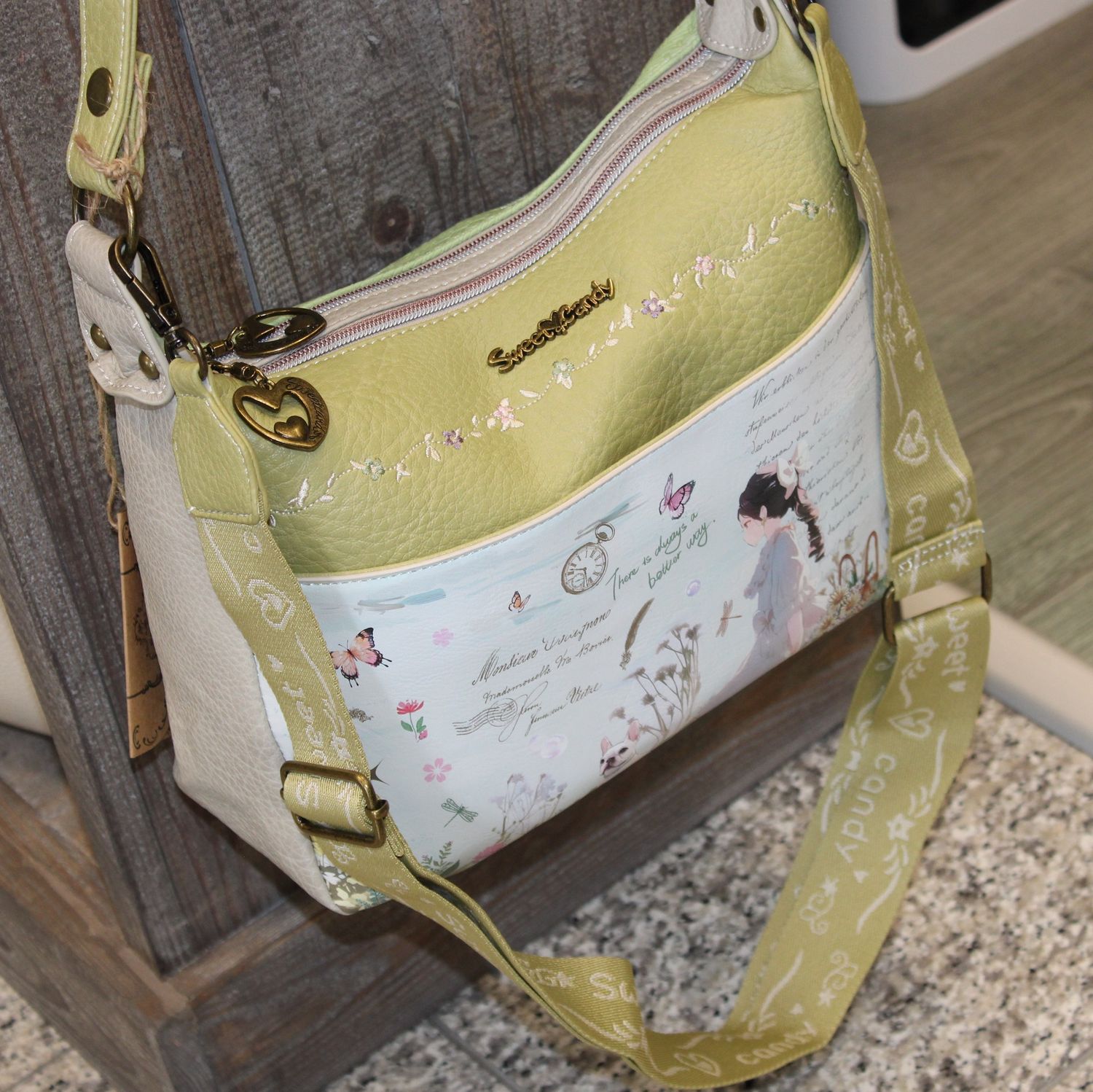 Sac épaule/bandoulière Sweet &amp; Candy - Vert Pomme