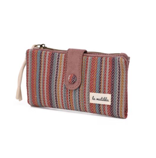 Portefeuille en coton - LIGNE CORAIL