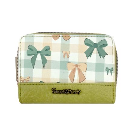 Petit portefeuille Sweet &amp; Candy - Vert Pomme
