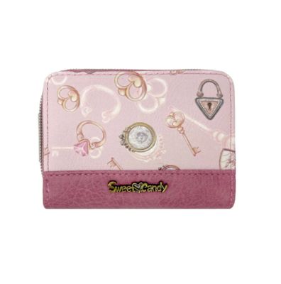 Petit portefeuille Sweet &amp; Candy - Rose