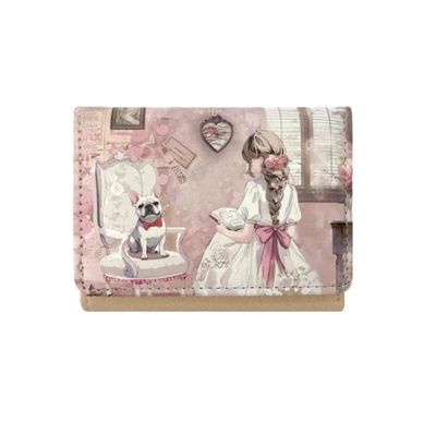 Petit portefeuille Sweet &amp; Candy - Rose