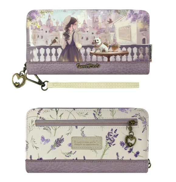 Portefeuille Sweet &amp; Candy - Lilas