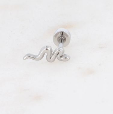 Piercing serpent en acier inoxydable