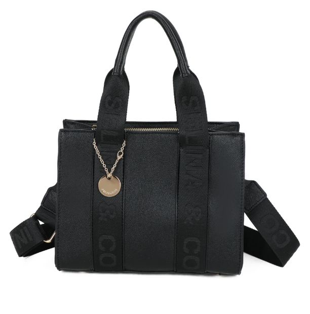 Sac TOTE en similicuir - Noir