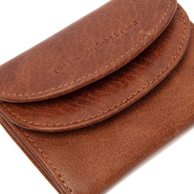 Portefeuille NEWTON en cuir Cognac
