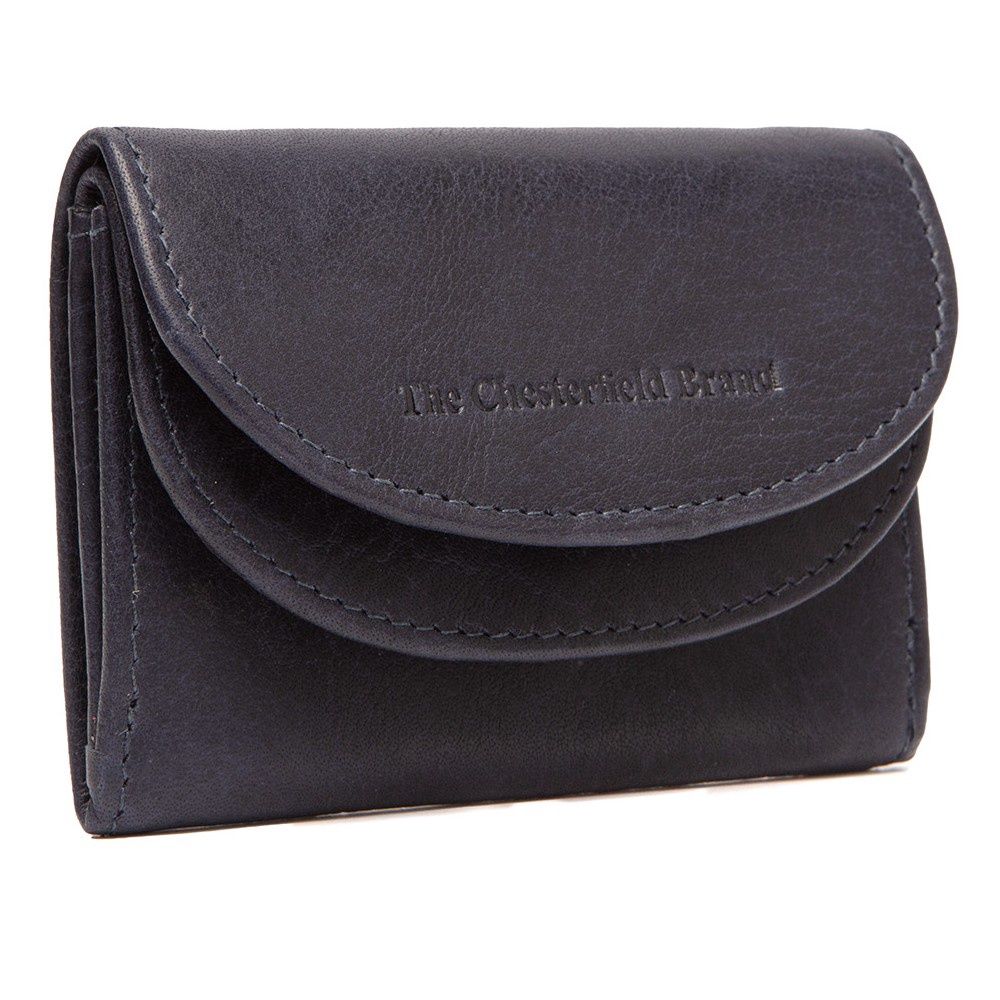 Portefeuille NEWTON en cuir Bleu Marine