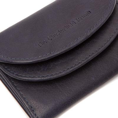 Portefeuille NEWTON en cuir Bleu Marine