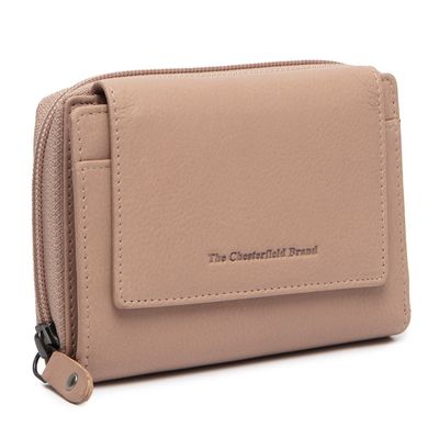 Portefeuille ORVETA en cuir Rose Vintage