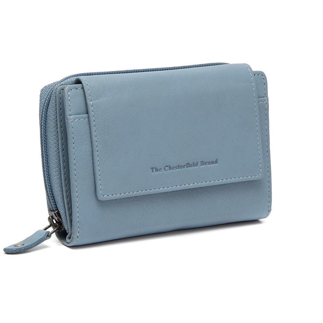 Portefeuille ORVETA en cuir Sky Blue