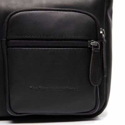 Sac VALENORA en cuir ciré noir