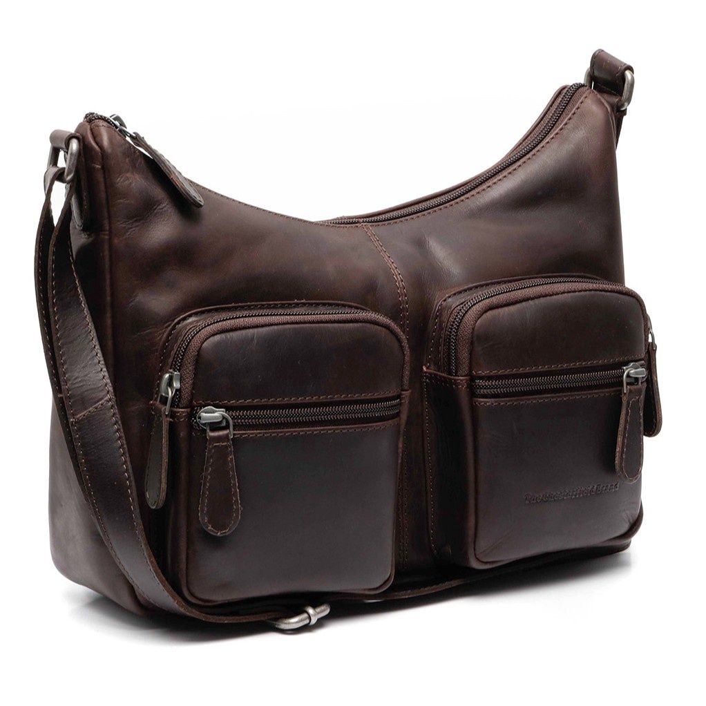 Sac VALENORA en cuir ciré marron
