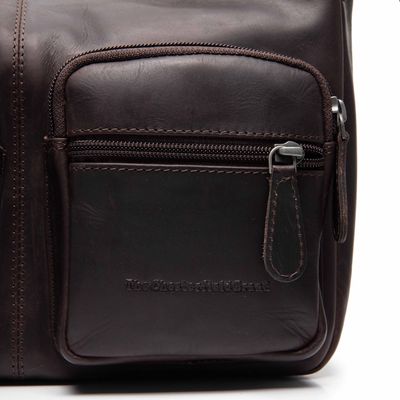 Sac VALENORA en cuir ciré marron