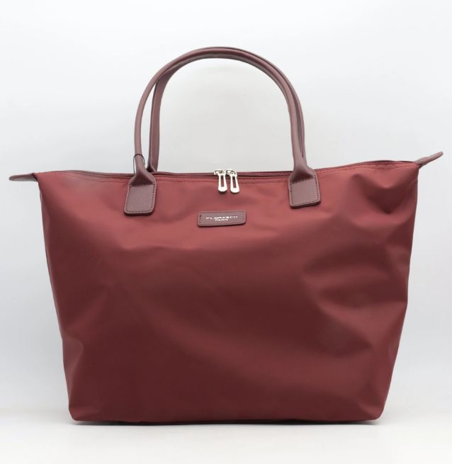 Grand sac pliable en nylon imperméable - Bordeaux