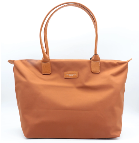 Grand sac pliable en nylon imperméable - Camel