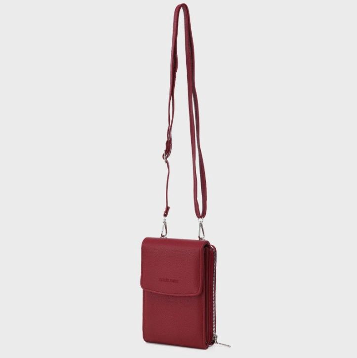 Sac pochette à bandoulière - Rouge