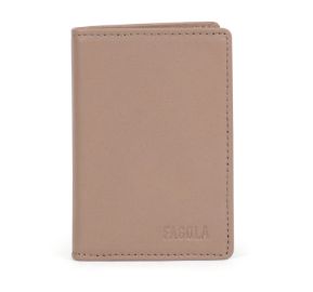 Porte-cartes en cuir de vachette - Taupe