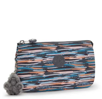 Pochette à trois soufflets CREATIVITY L - Minéral Stripes