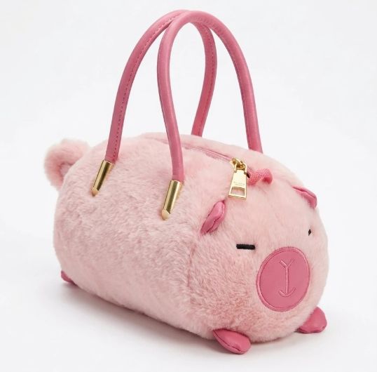 Sac enfant tout doux - Cochon Rose