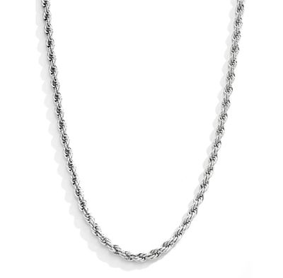 Chaine torsadée pour homme - Argent