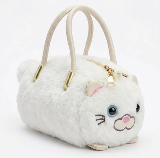 Sac enfant tout doux - Chat Blanc