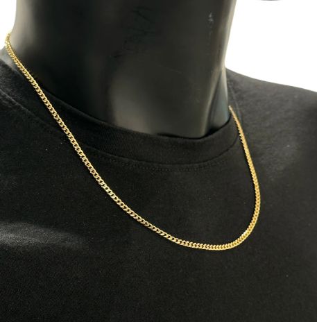 Chaine fine pour homme - Or