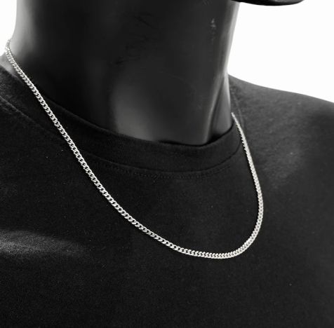 Chaine fine pour homme - Argent