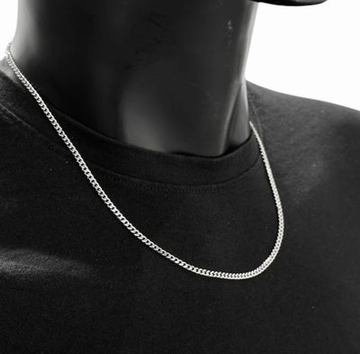 Chaine fine pour homme - Argent