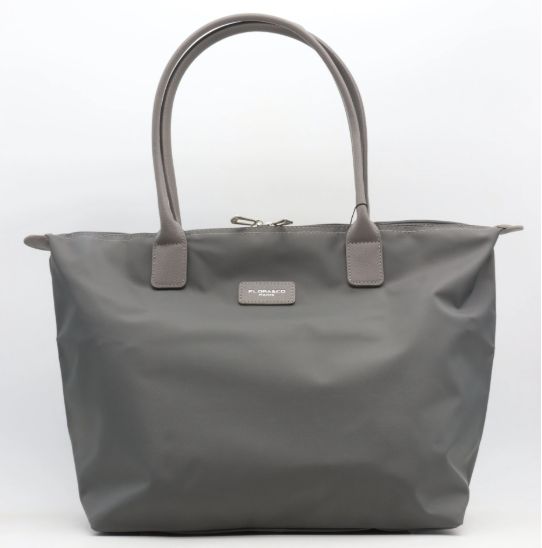 Grand sac pliable en nylon imperméable - Gris