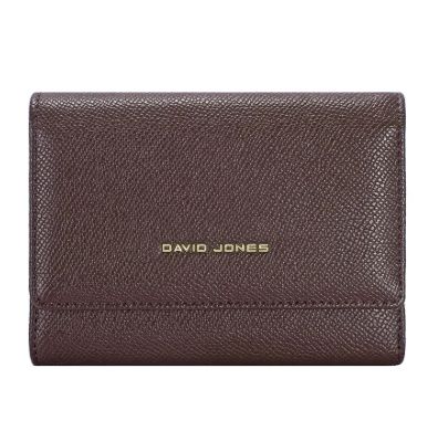 Portefeuille moyen similicuir - Marron Froid