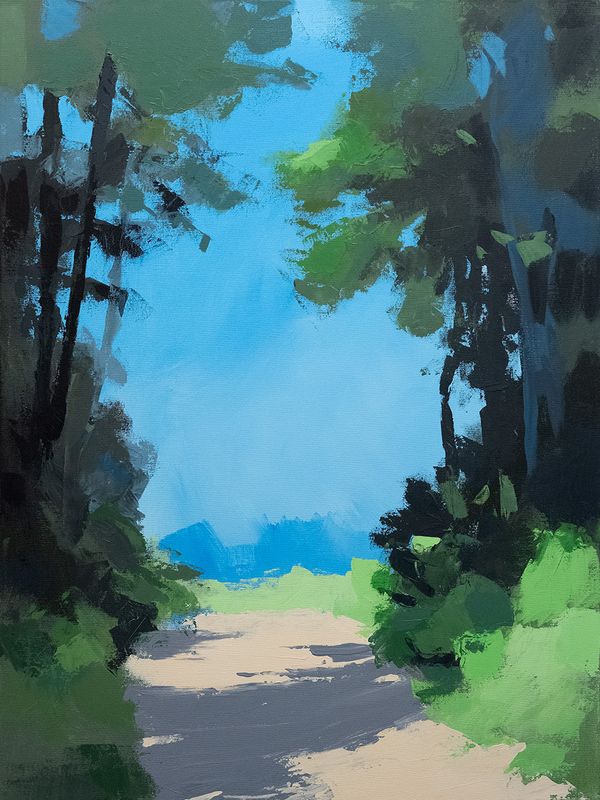 Matka merelle No.6, Akryylimaalaus (60 x 80 cm)
