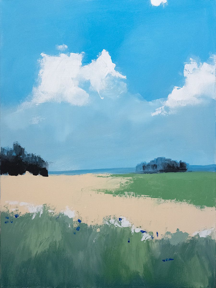 Matka merelle No.3, Akryylimaalaus (60 x 80 cm)