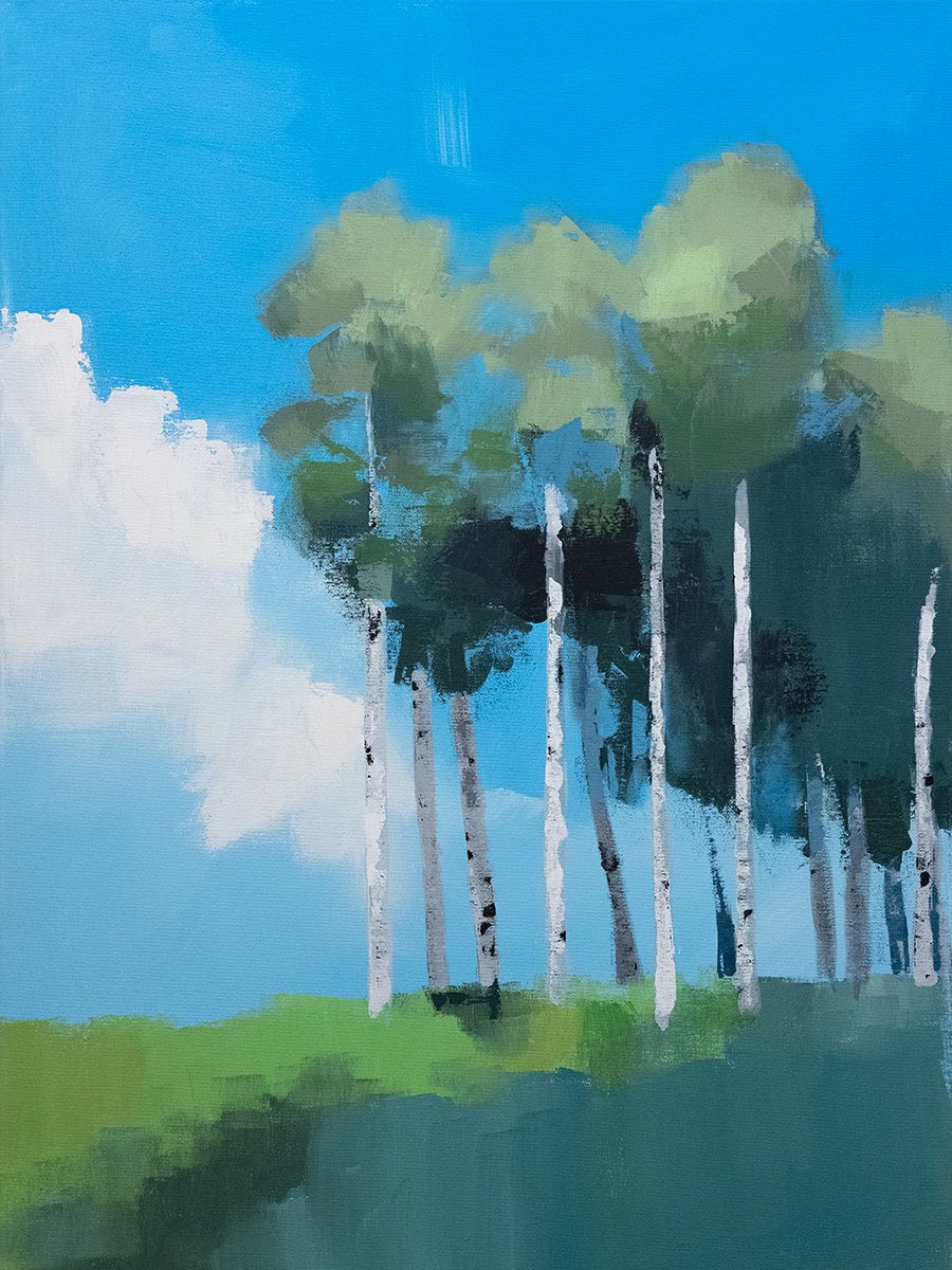 Matka merelle No.7, Akryylimaalaus (60 x 80 cm)