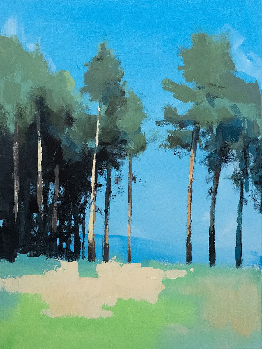 Matka merelle No.8, Akryylimaalaus (60 x 80 cm)