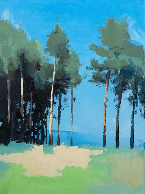 Matka merelle No.8, Akryylimaalaus (60 x 80 cm)