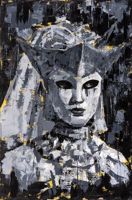 Morsian, Akryylimaalaus (60 x 90 cm)