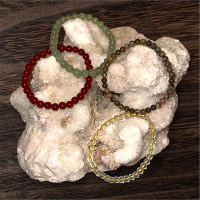 Money Maker Crystal Bracelet Set - Wealth Attracting Stack