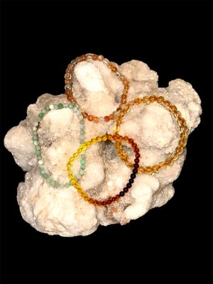 Happiness Crystal Bracelet Set -Joy Boosting Crystals for Happiness &amp; Wellbeing