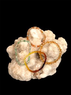 Happiness Crystal Bracelet Set -Joy Boosting Crystals for Happiness &amp; Wellbeing