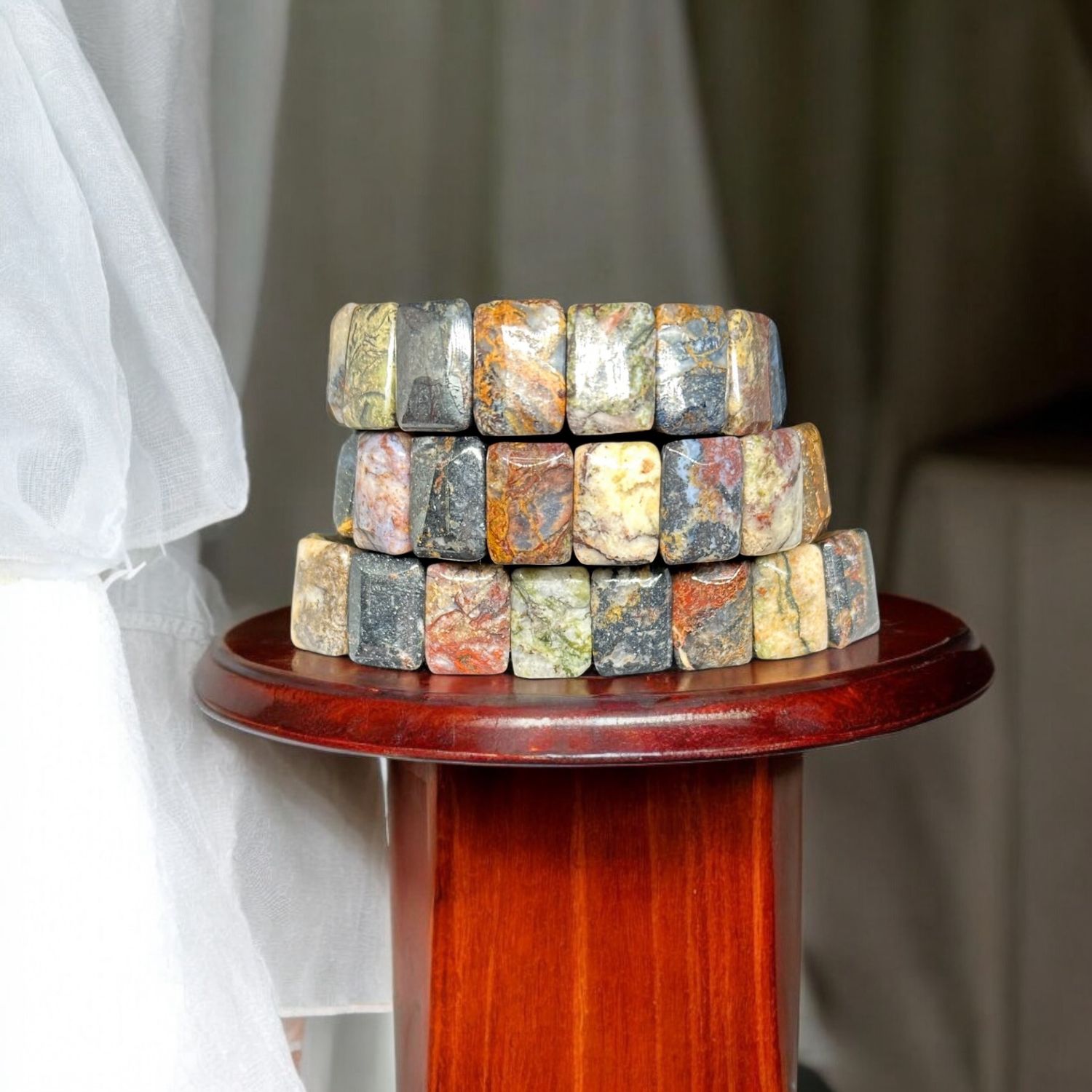 Pietersite Soft Bangle – Stormy Elegance for Strength &amp; Calm