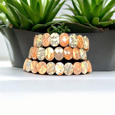 Money Agate Soft Bangle