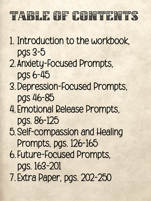 🌟 Guided Mental Health Journal – Printable Anxiety &amp; Depression Workbook | Star Wish Crystals
