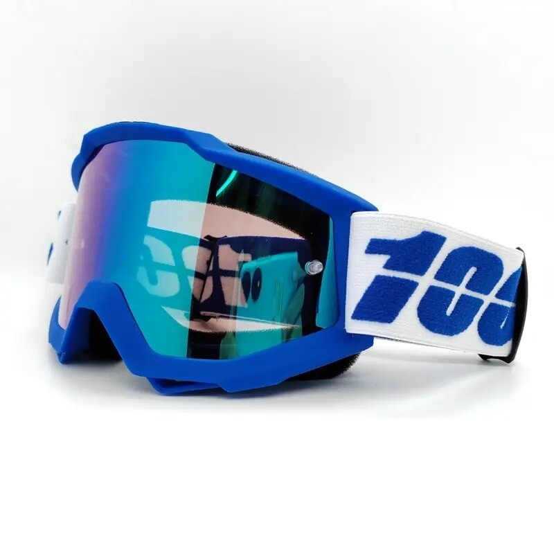 Googles color azul.