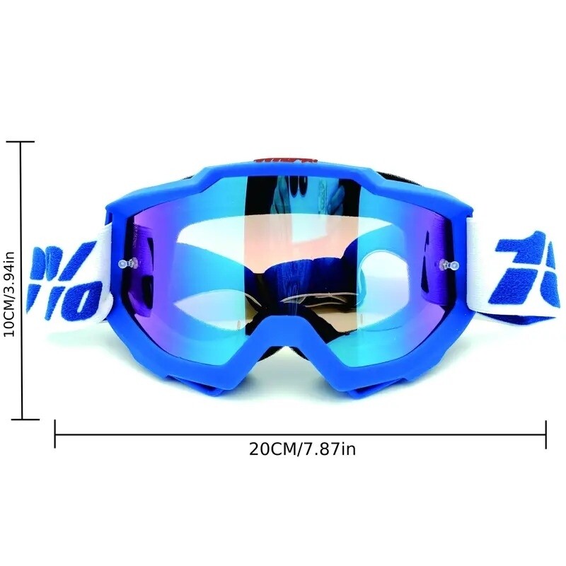 Googles color azul.